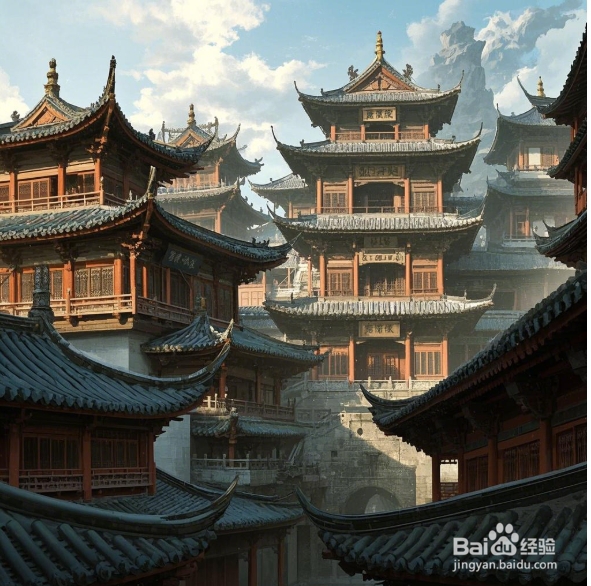 3招搞定古建筑效果图!构图不翻车的美学公式