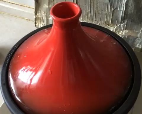 塔吉锅生煎虾，感觉口水已经流下来了！