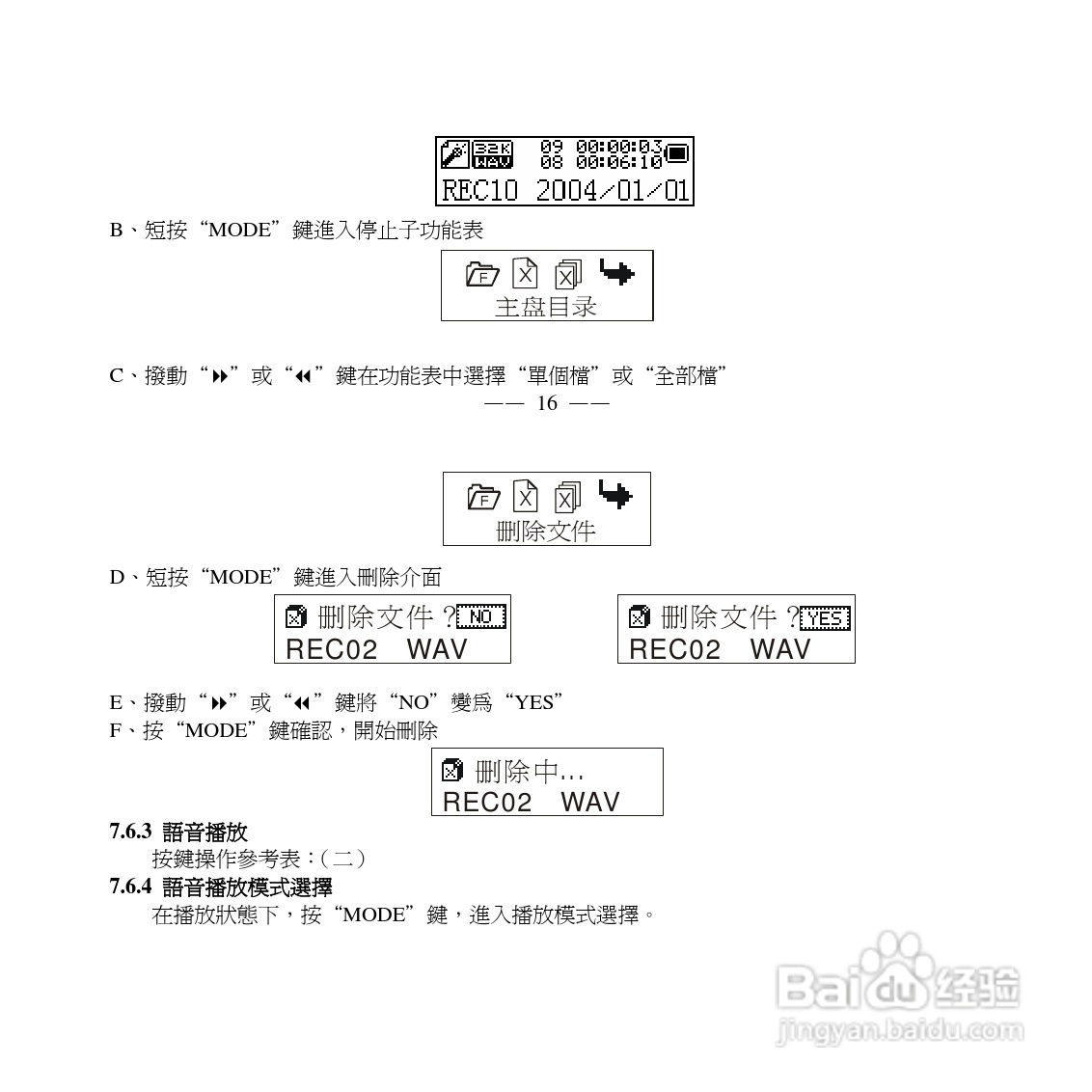 旺德电通WD-2902(5) MP3数位随身听说明书:[2]