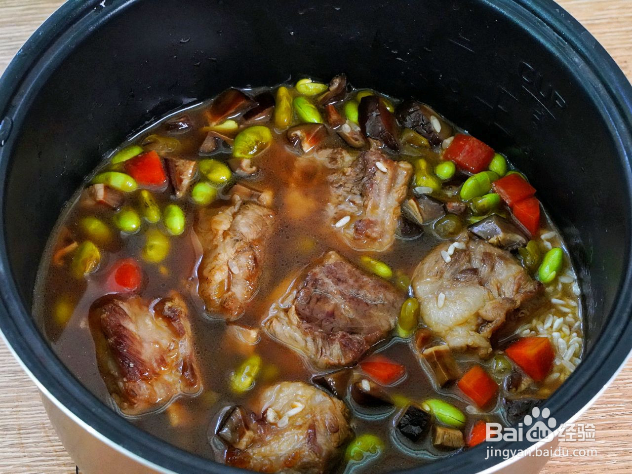 电饭煲排骨焖饭的做法