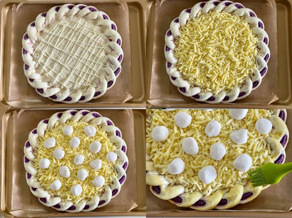 旋风卷边麻薯肉松披萨