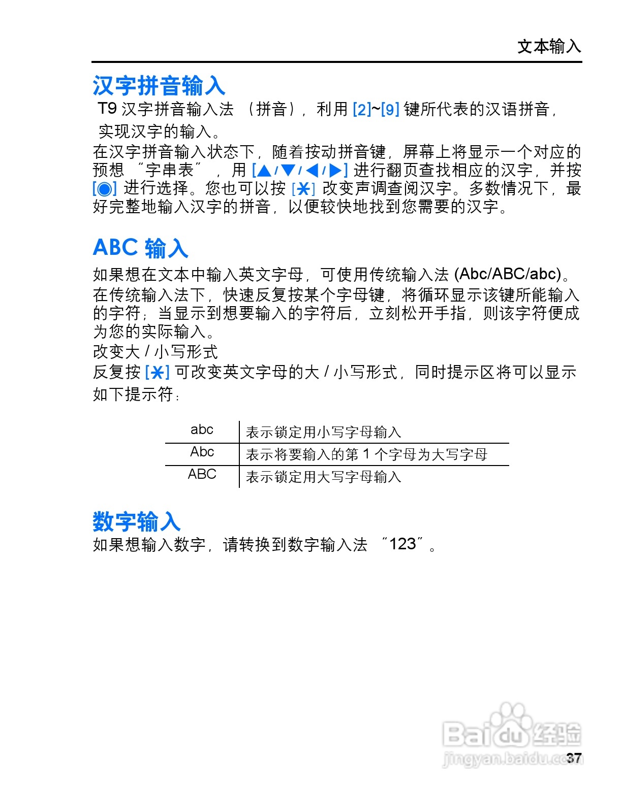松下vs3手机使用说明书:[4]