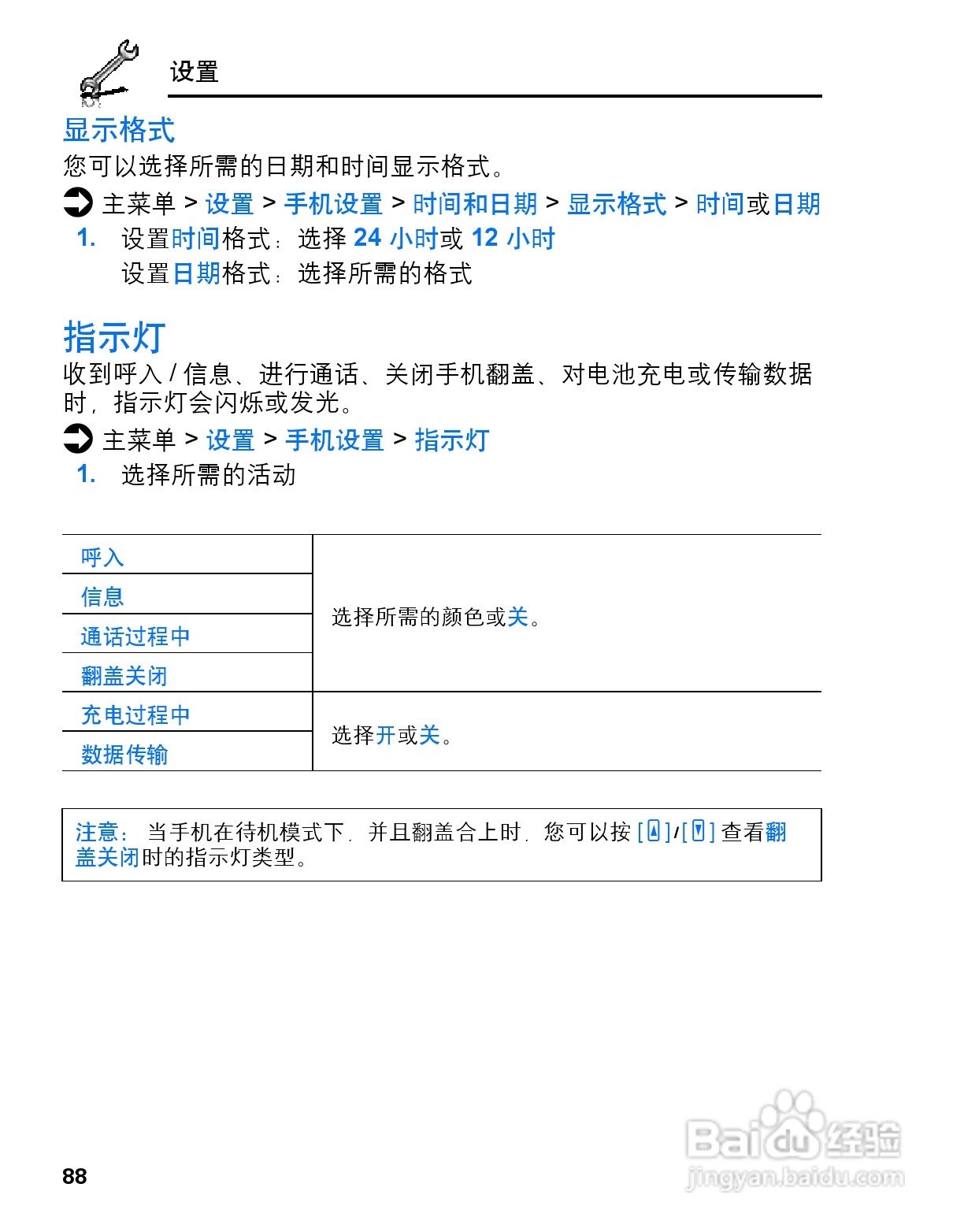 松下vs3手机使用说明书:[9]