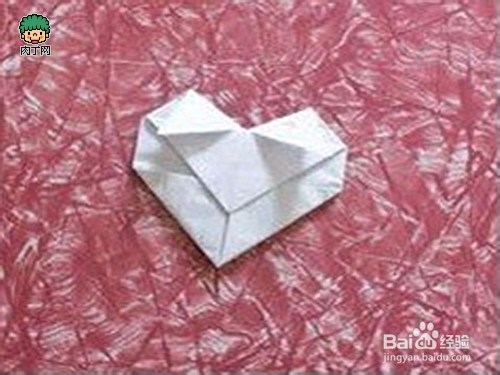 简单的爱心怎么折