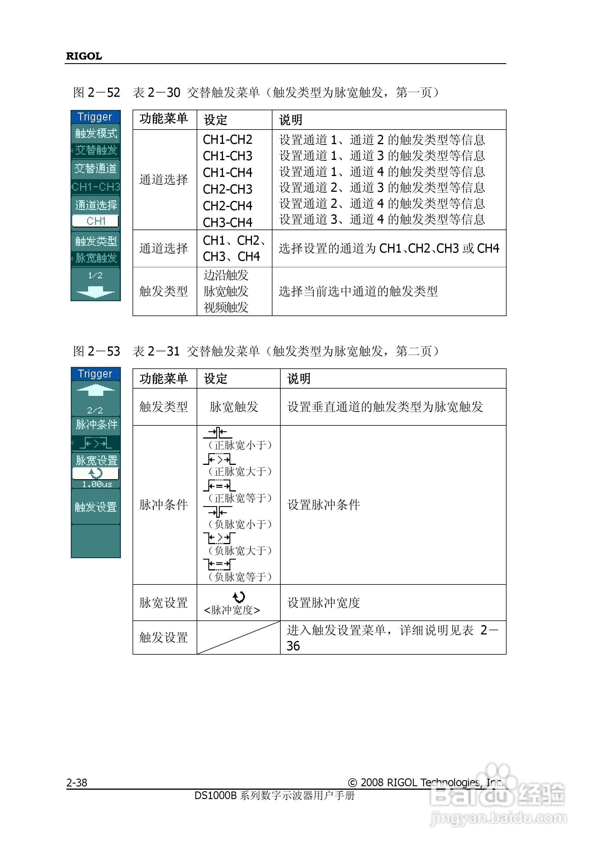 普源DS1000B系列数字示波器说明书:[7]