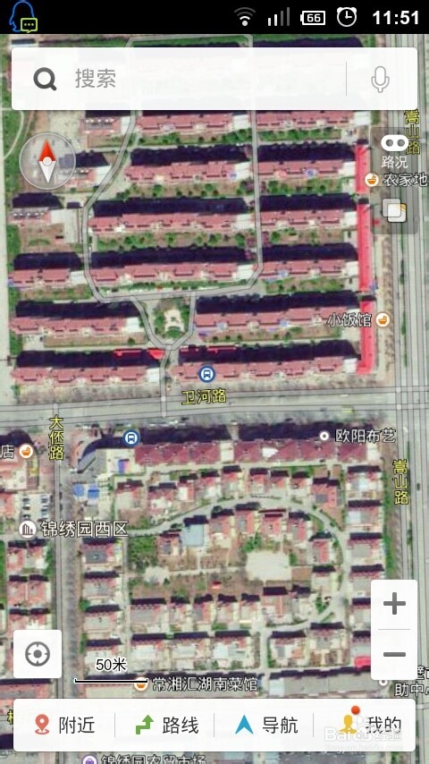 卫星图看自家的房子图片