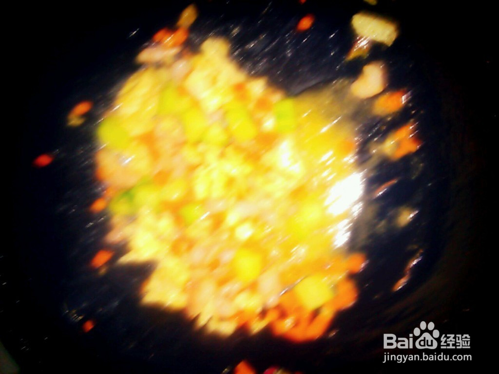 菠萝饭第一次实验的做法