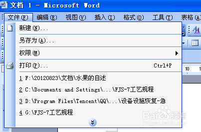 如何在WORD中新建文档