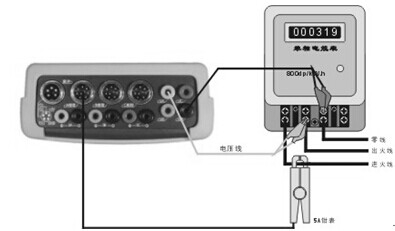 HDGC3521 数字化电能表校验仪接线操作流程