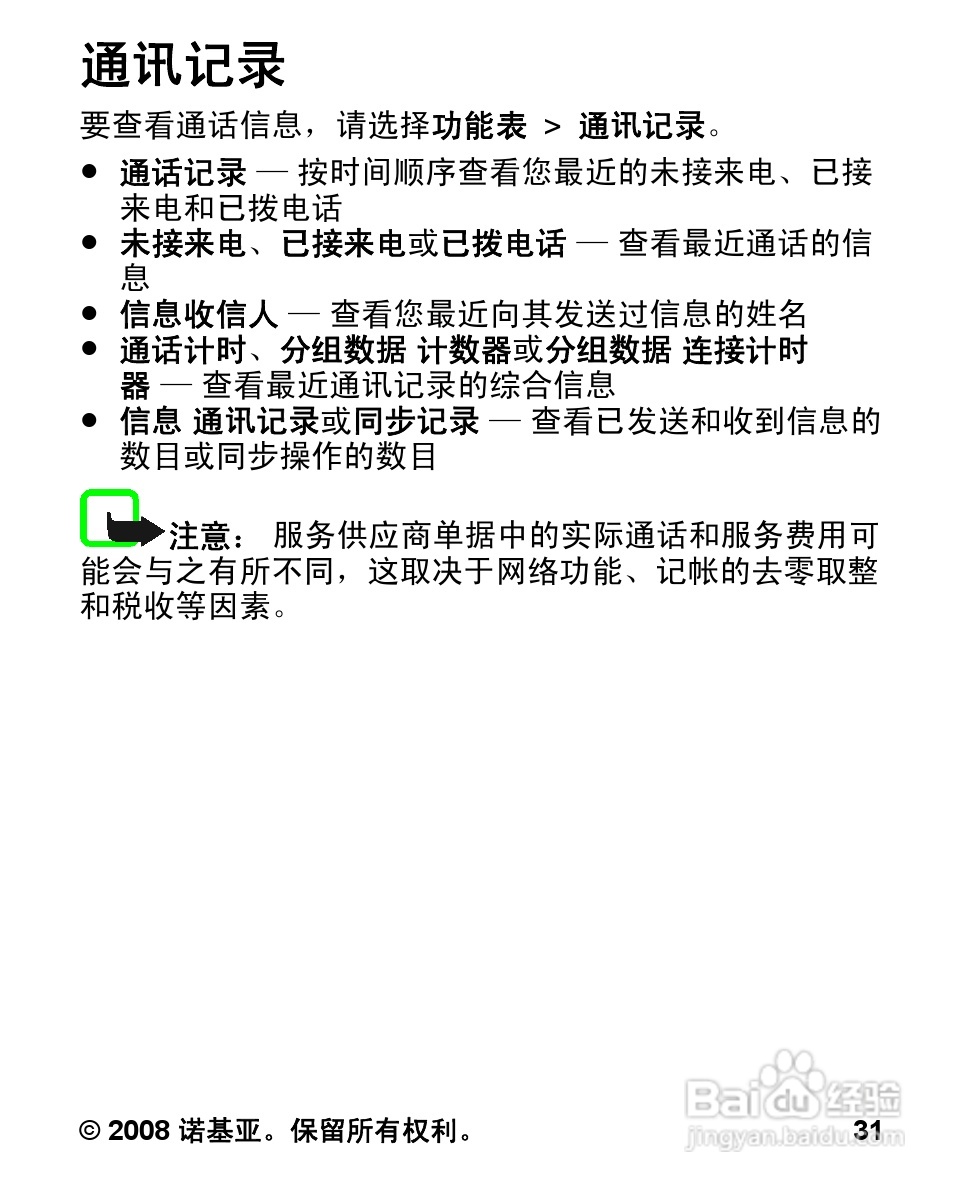 诺基亚1680c手机使用说明书:[4]