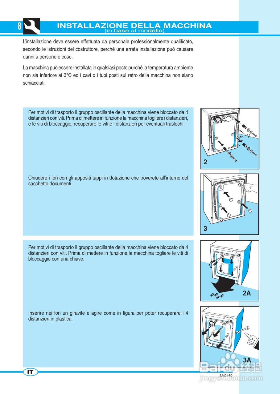 意大利Nardi LVASE型嵌入式洗衣干衣机说明书:[1]
