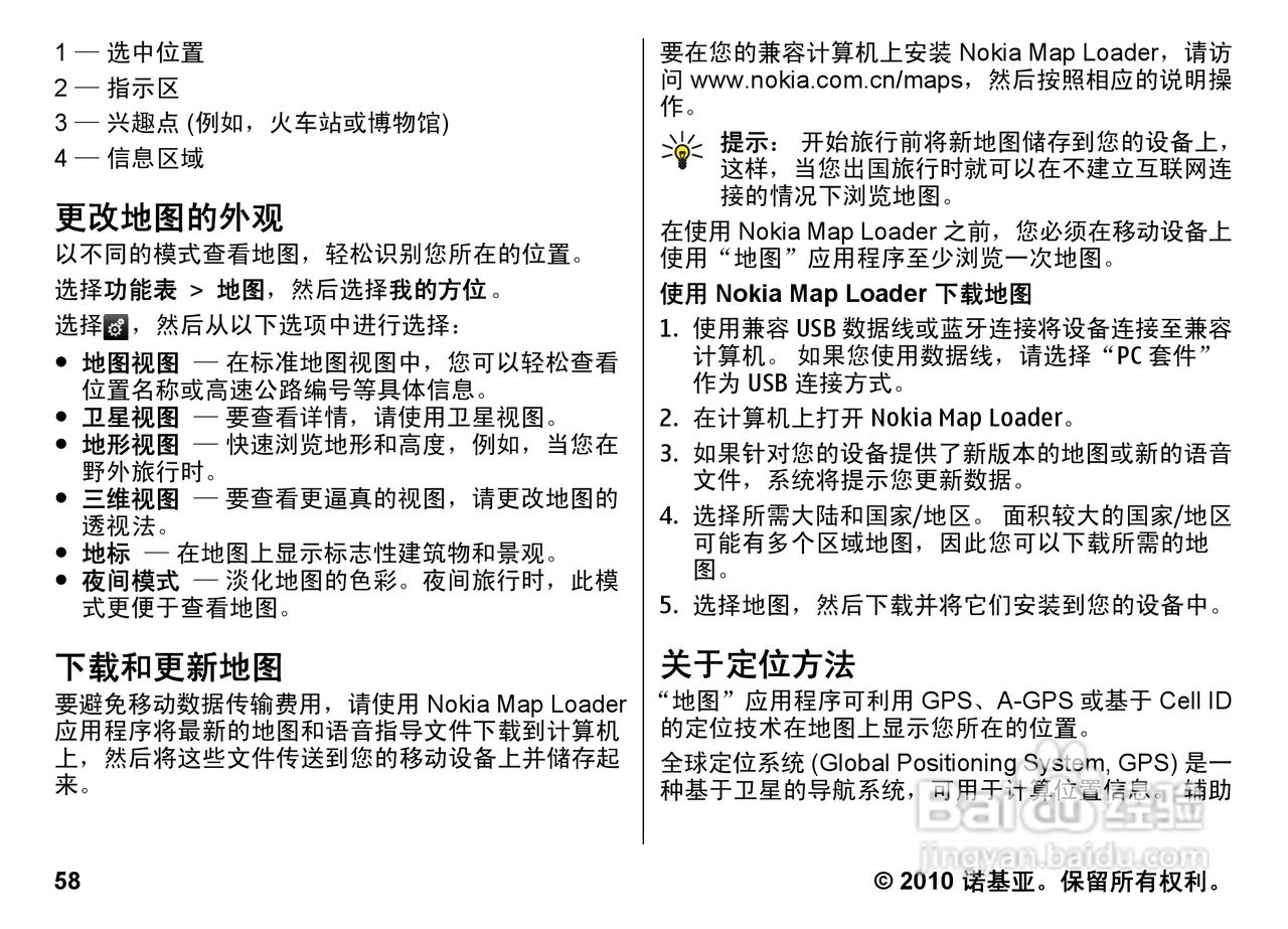 诺基亚5800w手机使用说明书:[6]