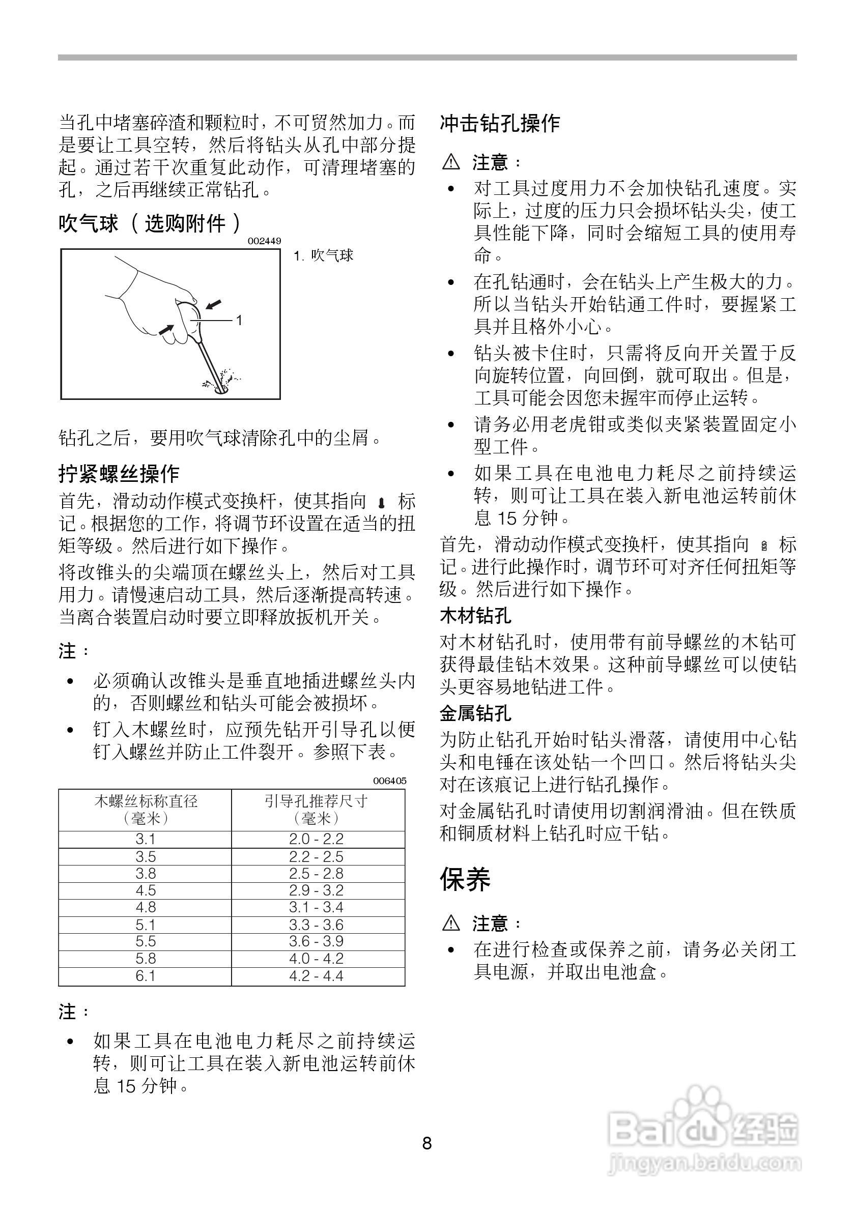 牧田BHP444/BHP454型充电式冲击起子电钻使用说明书:[1]
