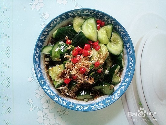 教你做虾皮拌青瓜