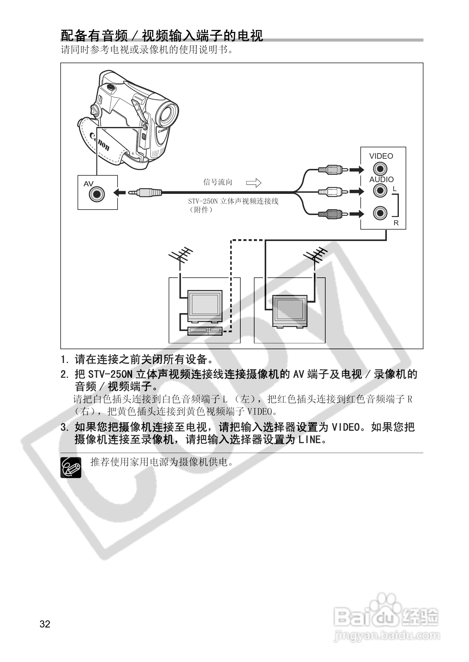 佳能MV850i数码摄像机使用说明书:[4]