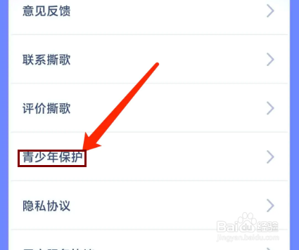 撕歌app怎样开启青少年保护模式