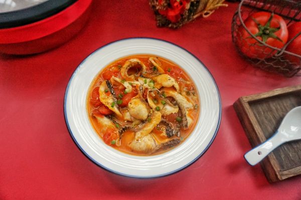 开胃营养补脑番茄鱼片