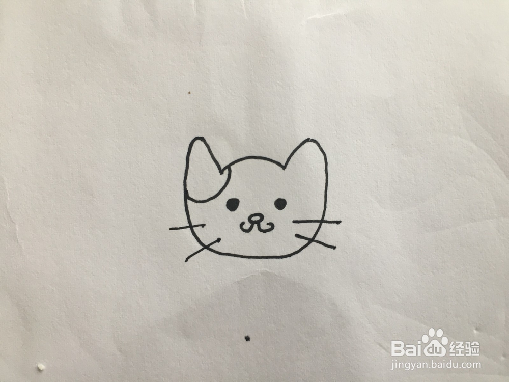 如何画小猫简笔画教程