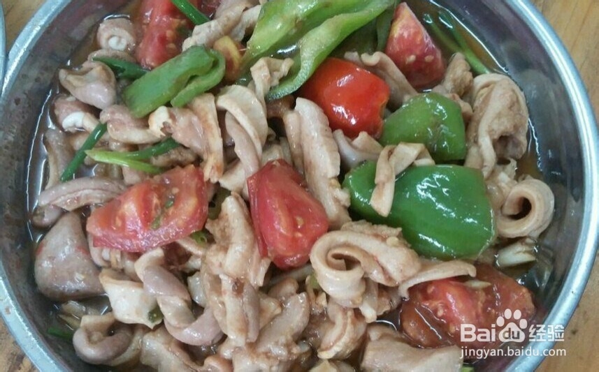 自家长辈的私房菜爆炒猪肚