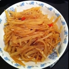 美味的酸辣土豆丝