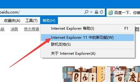Win10怎么样查看ie浏览器的版本号