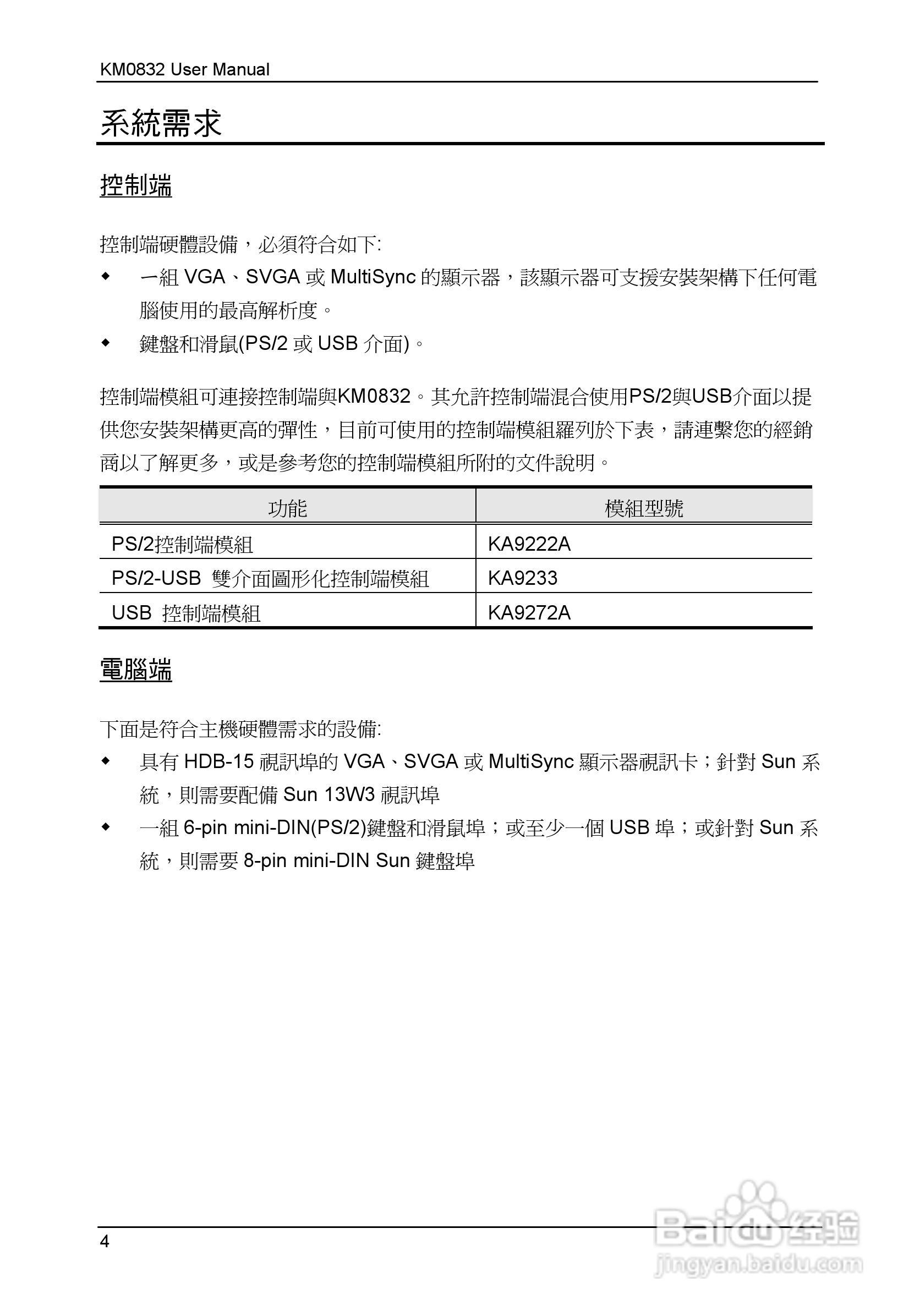 Matrix KVM 切换器KM0832 使用者说明书:[2]