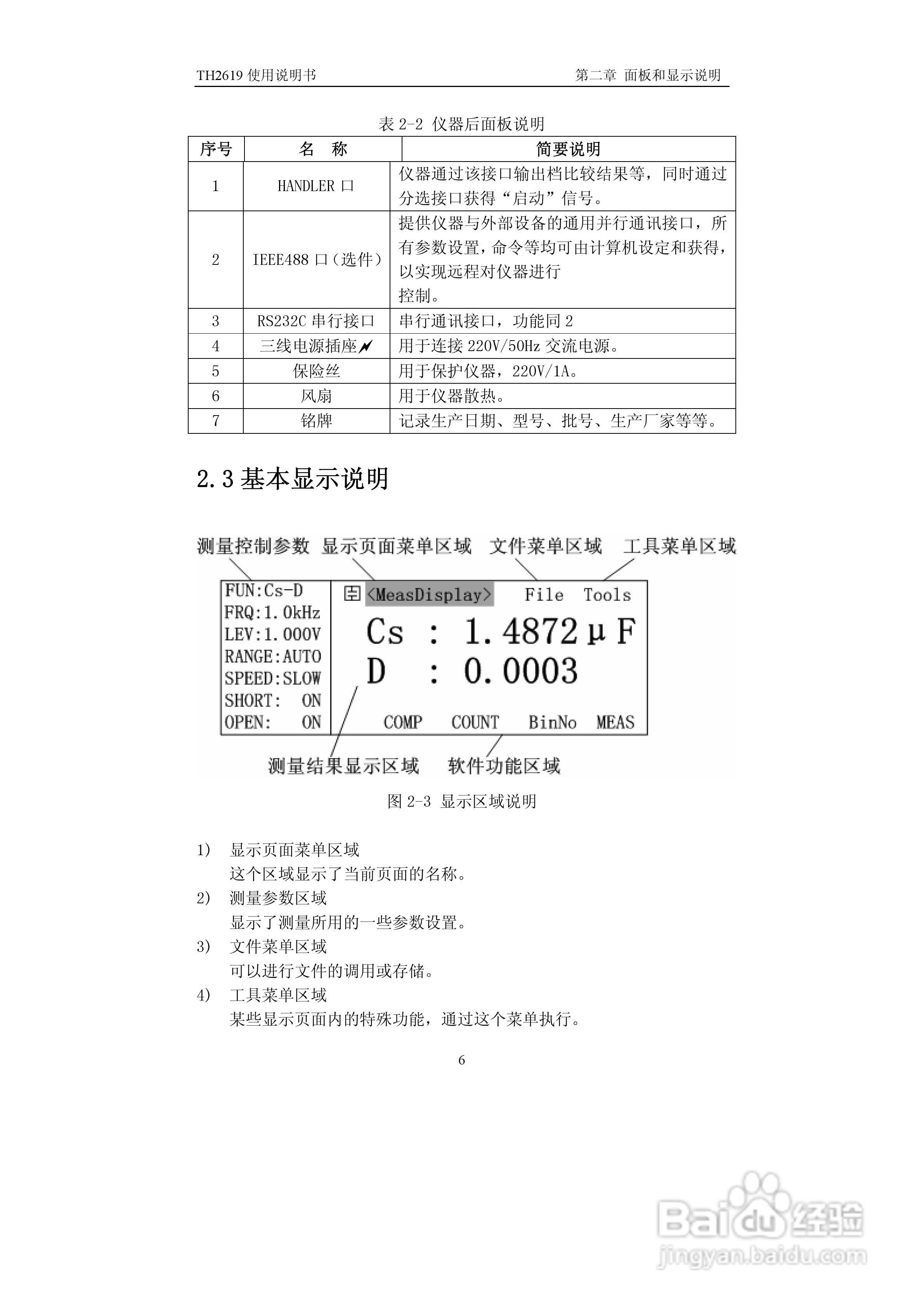 锦流源电子TH2619大电容测试仪说明书:[2]