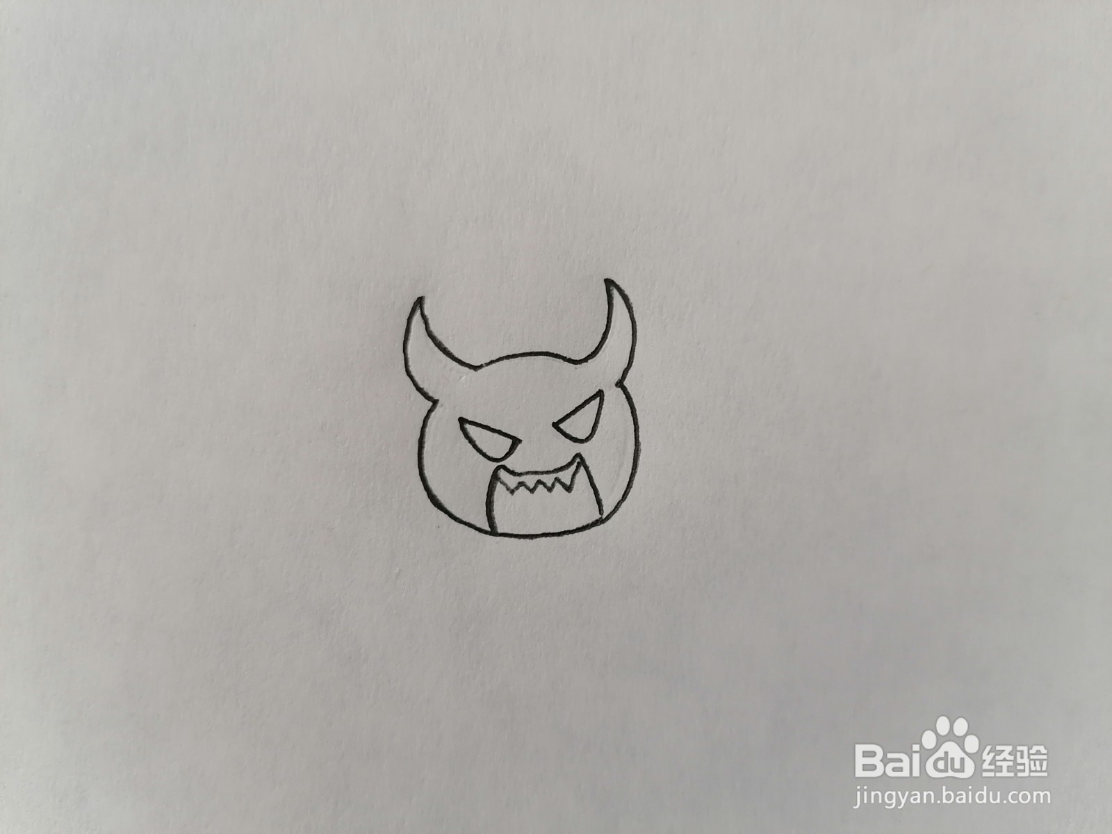 胖鬼怪绘画步骤