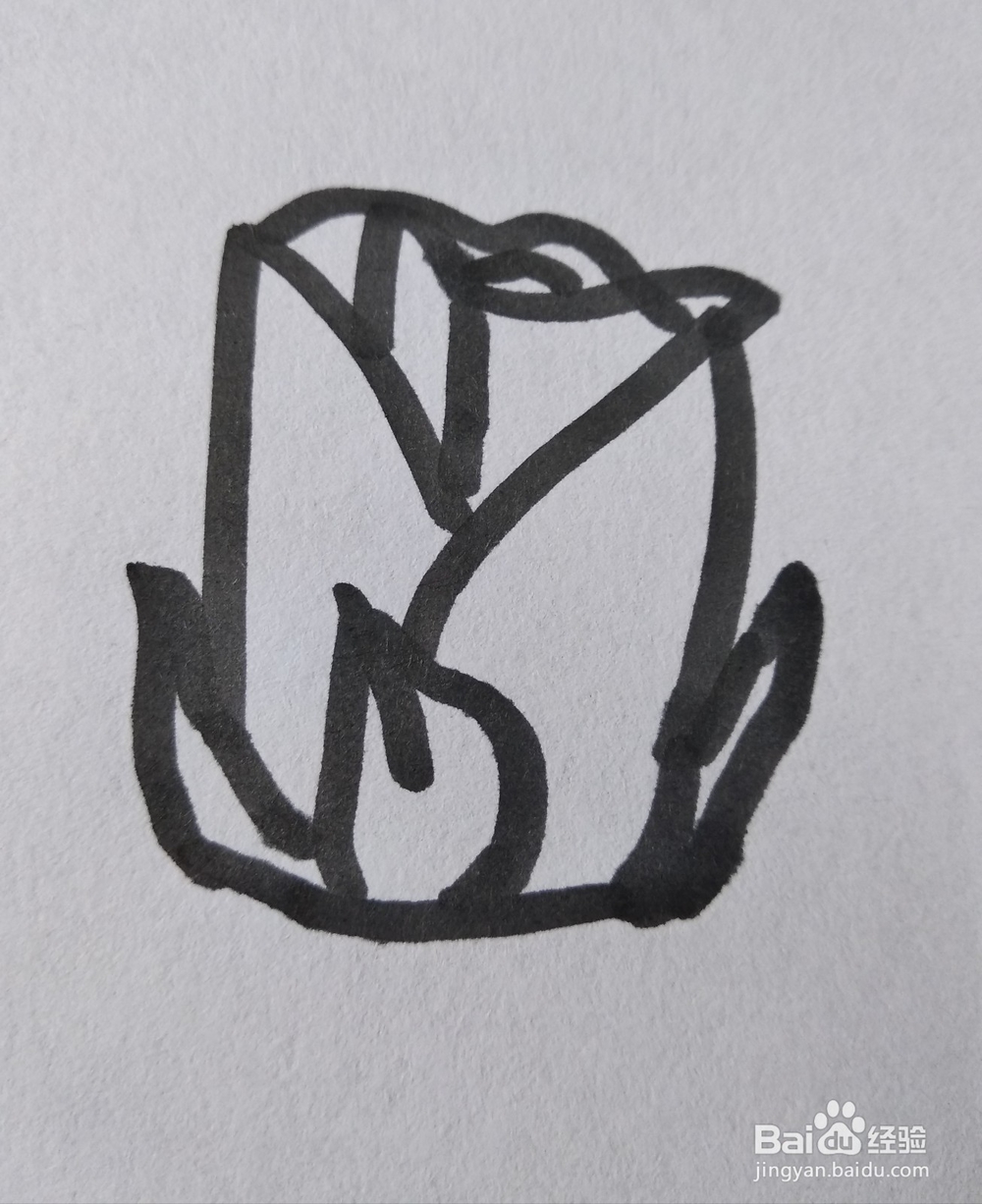 玫瑰花的简笔画怎么画