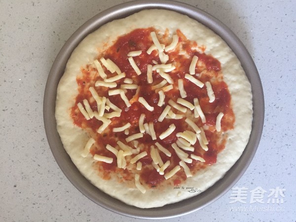 杂蔬火腿披萨