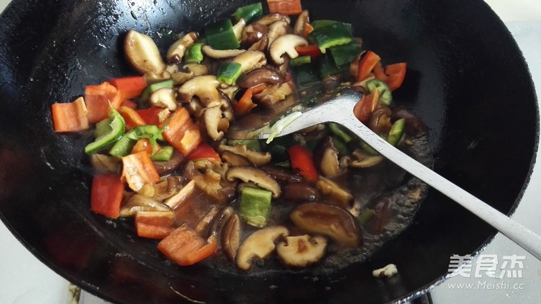 香菇肉片的做法