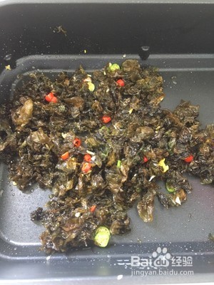 鲜香无比的地衣炒蛋做法