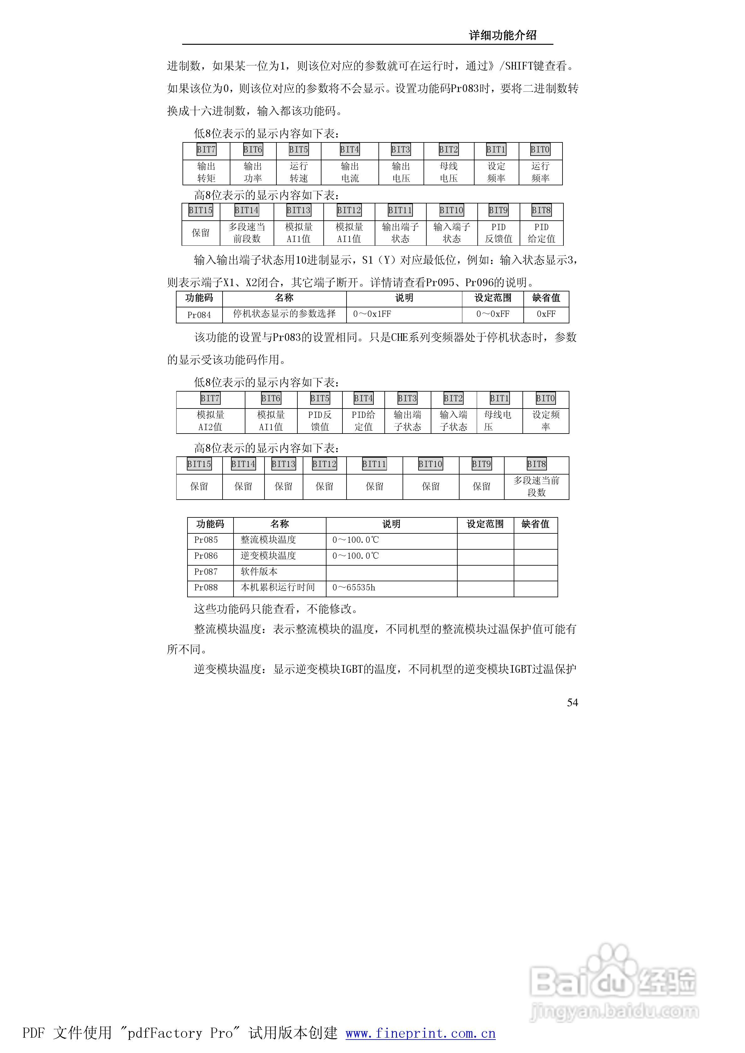 贝士德FA180-400T4变频器使用说明书:[6]