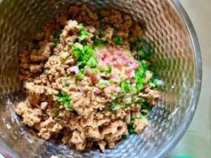 香葱肉松司康的做法