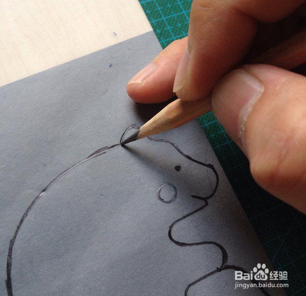 木头diy小熊玩具车