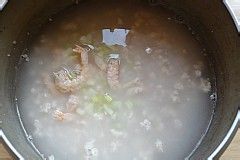 西芹开洋燕麦粥