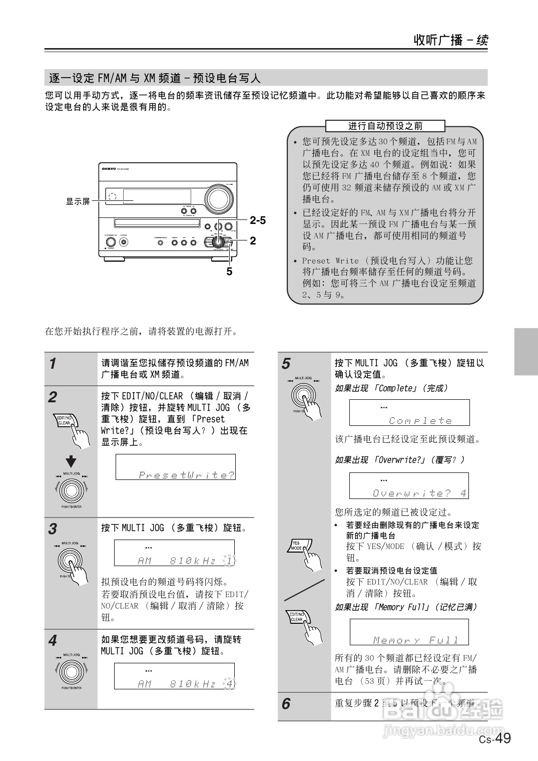 安桥DVD接收机DR-UN7型使用说明书:[3]