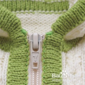 怎样缝毛衣拉锁?