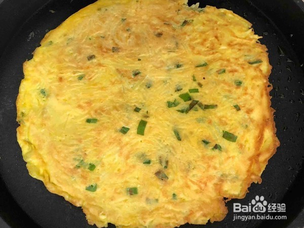 教你做土豆丝鸡蛋饼