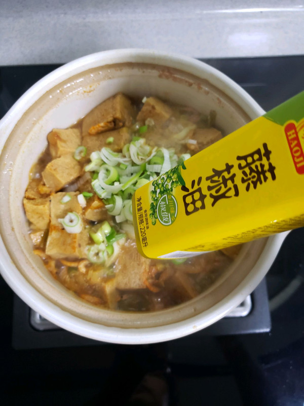 酱香磷虾冻豆腐