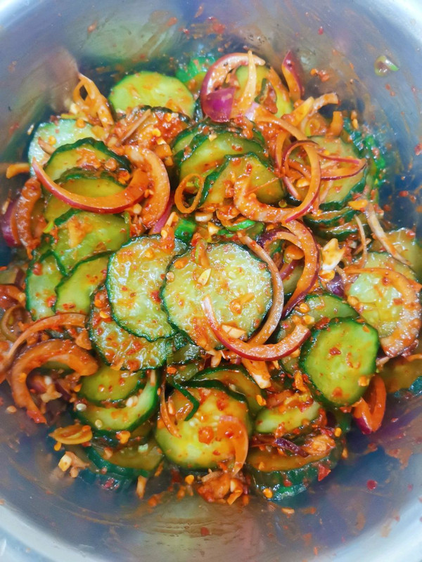 韩式辣酱黄瓜泡菜