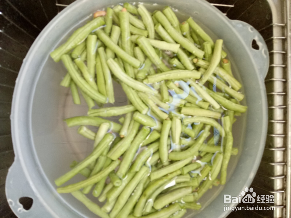 豆角芝麻酱炒香肠