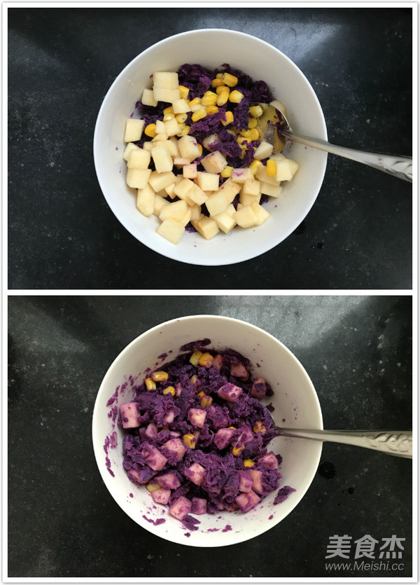 紫薯沙拉的做法