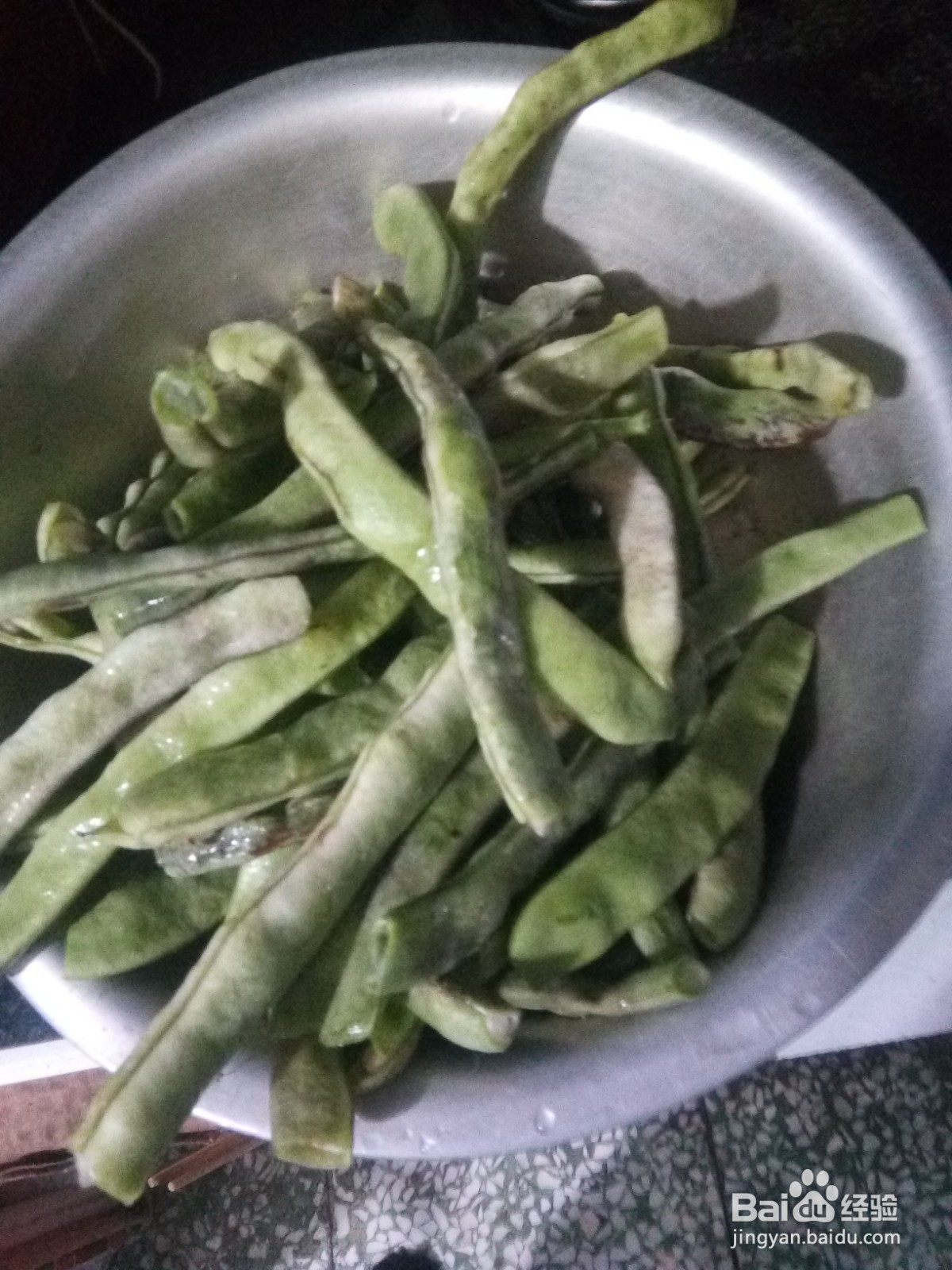 家常菜豆角炖土豆