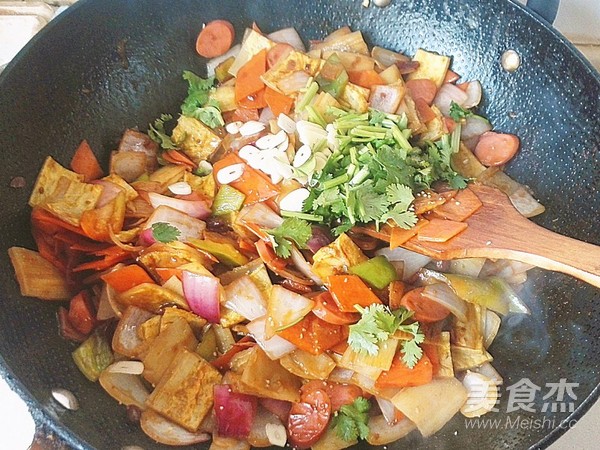 炒烤冷面的做法