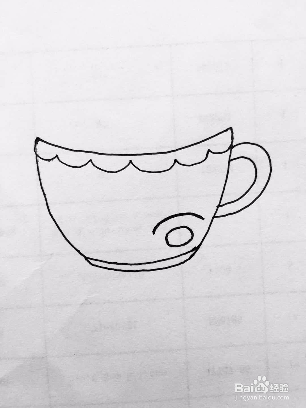 茉莉手绘之可爱萌茶杯