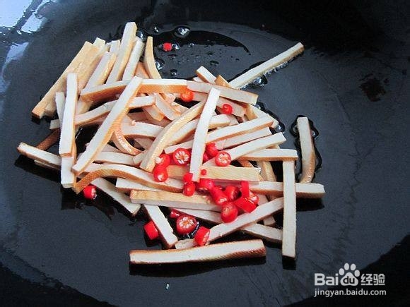 蚝油韭黄炒香干的做法攻略