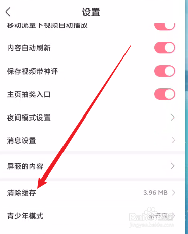 皮皮搞笑怎么进行清除缓存