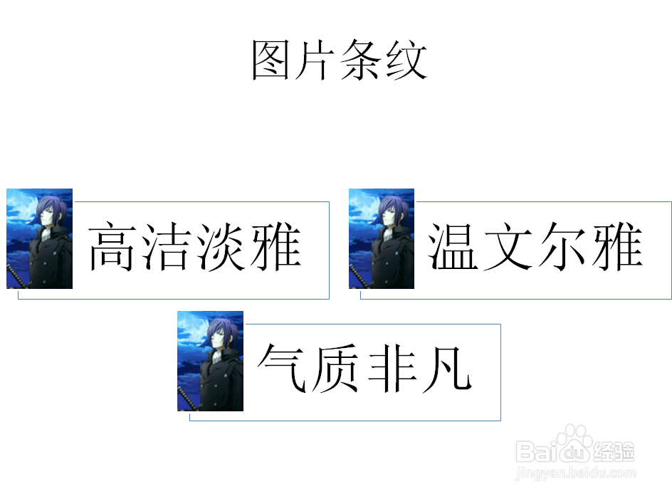PPT如何创建图片条纹SMARTART图形