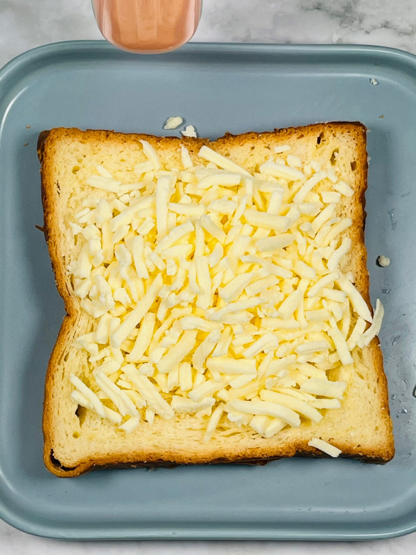 空气炸锅拉丝芝士吐司